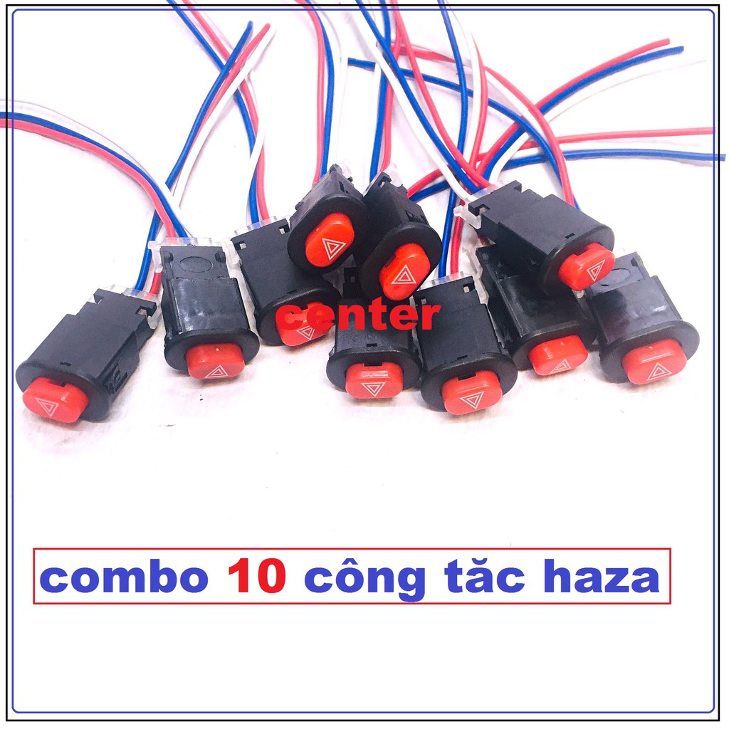 [ Giá Đại Lý ] Combo 10 công tắc hazard Giá Tốt