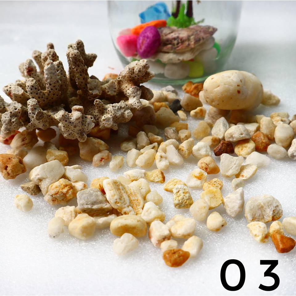 Sỏi trang trí bể cá
