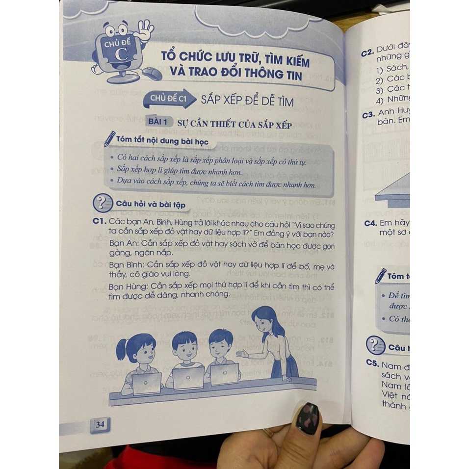 Sách - Bài tập tin học 3 ( cánh diều ) + bán kèm 1 tẩy chì