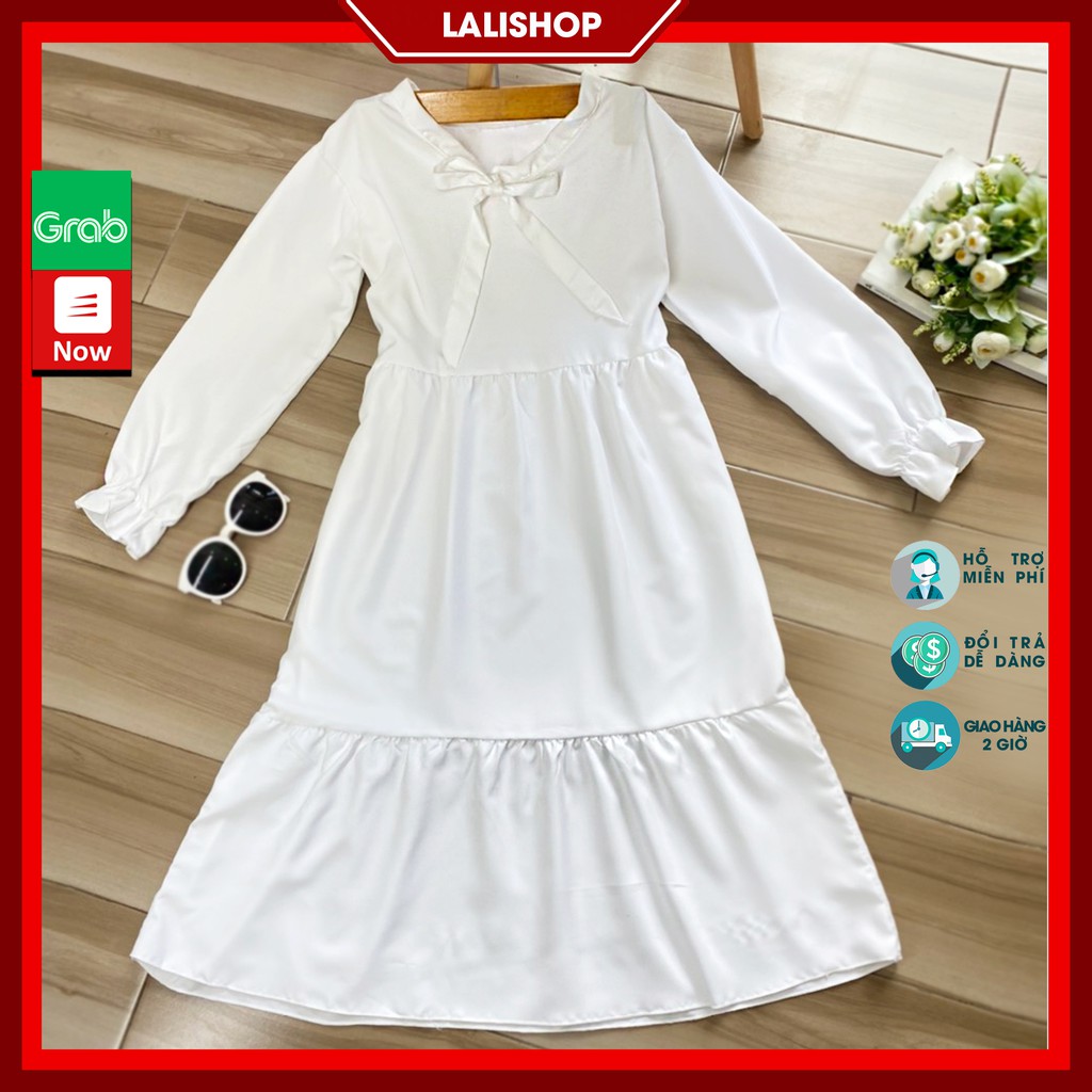 Đầm maxi tay dài dáng babydoll cực xinh LALI NDH14