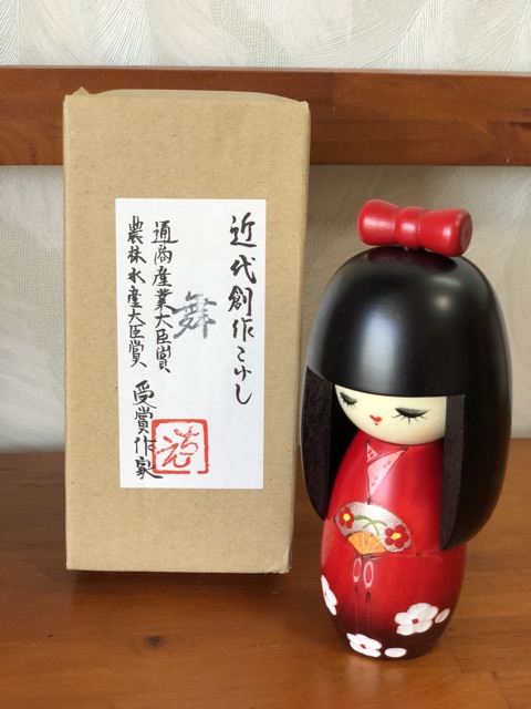 Búp bê Mai, búp bê Kokeshi, búp bê gỗ Nhật Bản, búp bê Nhật Bản handmade cam kết hàng chính hãng