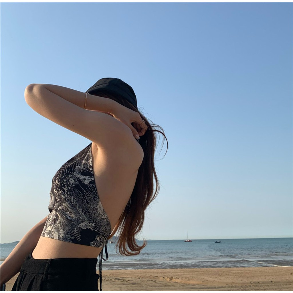 [SẴN] Áo yếm hai dây kiểu Ulzzang Quảng Châu ASB8