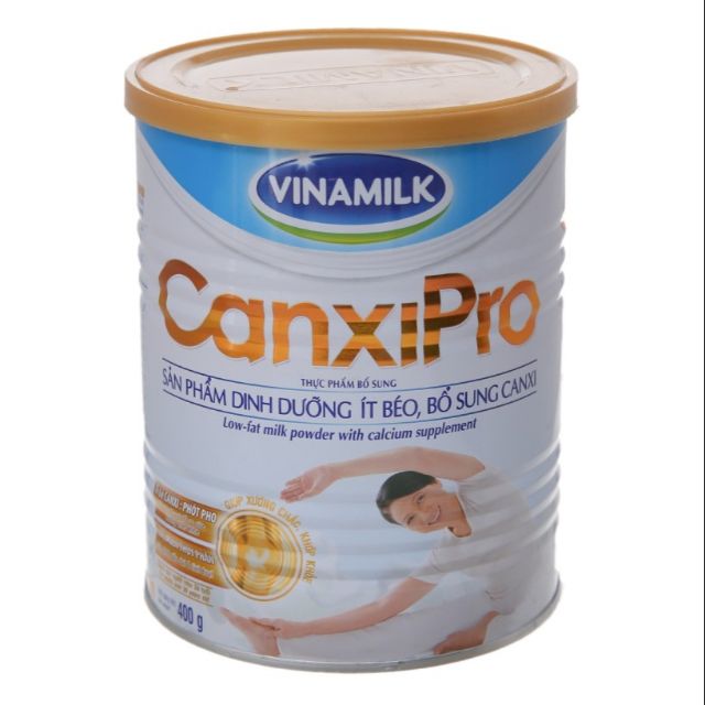 Sữa Canxi Pro 400g ( VINAMILK) tốt cho xương khớp