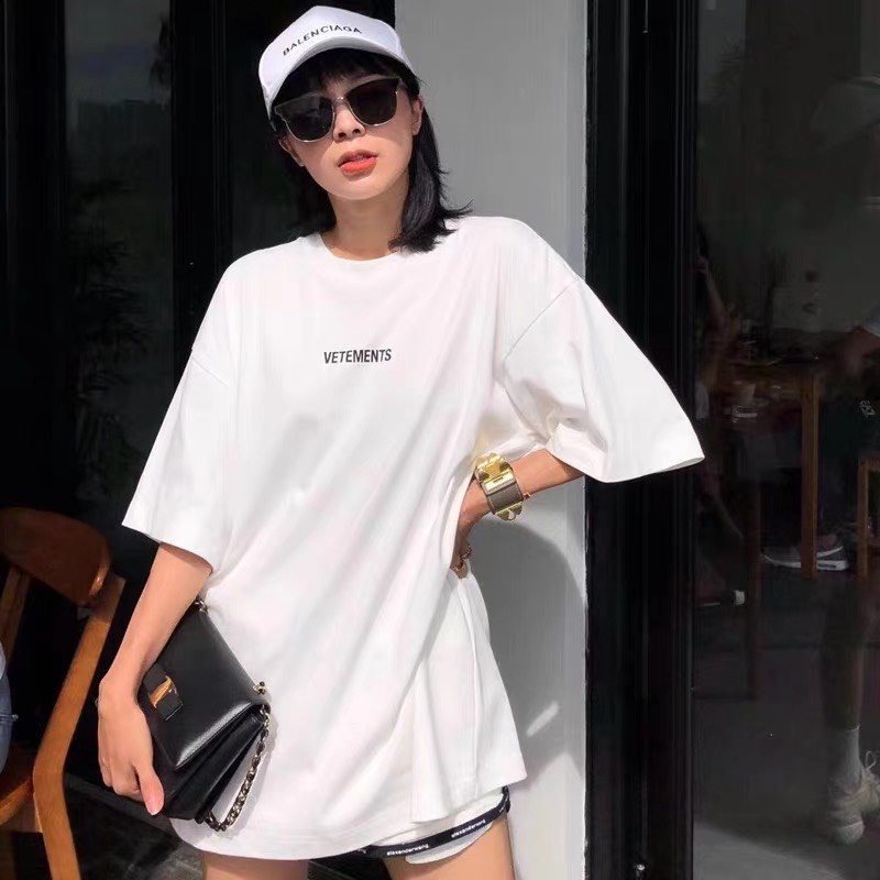 Áo thun unisex vetement basic tee phom rộng tay lỡ dành cho nam nữ shophienmai BV06
