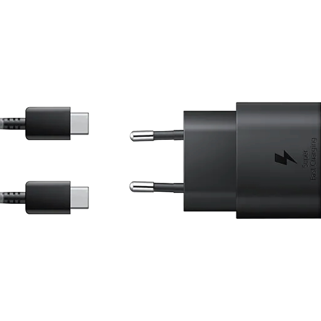 Bộ sạc nhanh Samsung 25W PD 3.0 cho Z Flip Z Fold Note 10 Note 20 A71, A70, A80 A90, S20, S20+ S20 Ultra S10+ S10 Note9