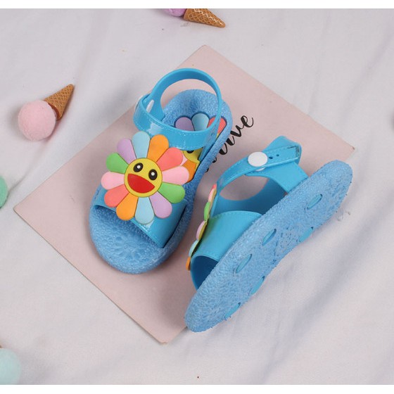 Sandal nhựa hoa cho bé gái - Hàng Quảng châu
