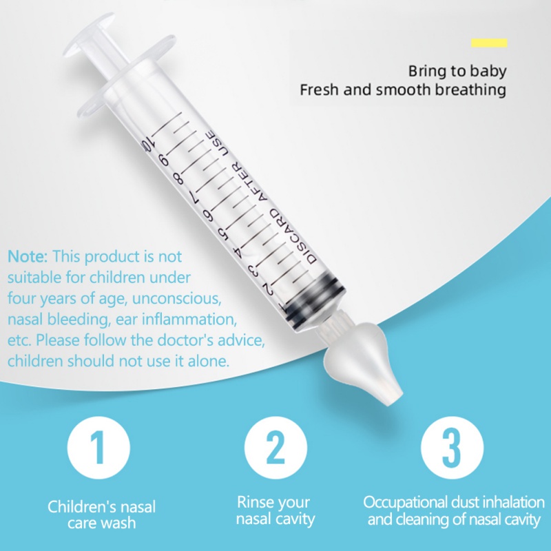 Ống Bơm Mũi Bằng Silicone Tái Sử Dụng An Toàn Cho Trẻ Sơ Sinh