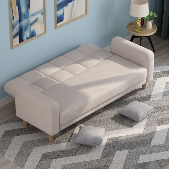Ghế Sofa giường ,Ghế Sofa thông minh ,(tựa lưng ngả 3 nấc - thiết kế trang nhã tinh tế - chất liệu vải cao cấp) KT 170cm