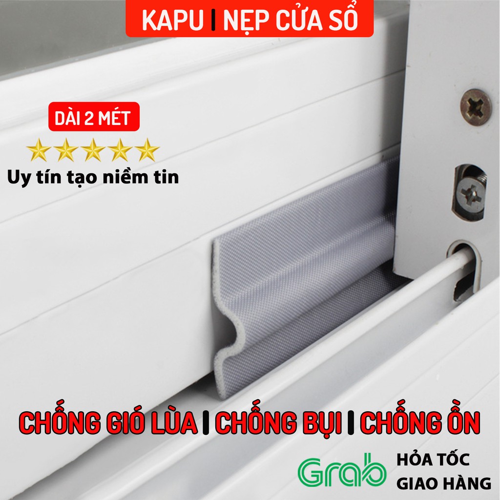 Nẹp cửa sổ chống gió lùa, ron cửa cản bụi dài 2m - 17