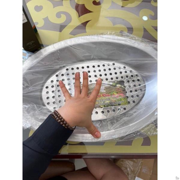 Khay cá chép om dưa CHIAN - Inox Cao cấp có kèm khay chống khê  - Hàng nguyên khối