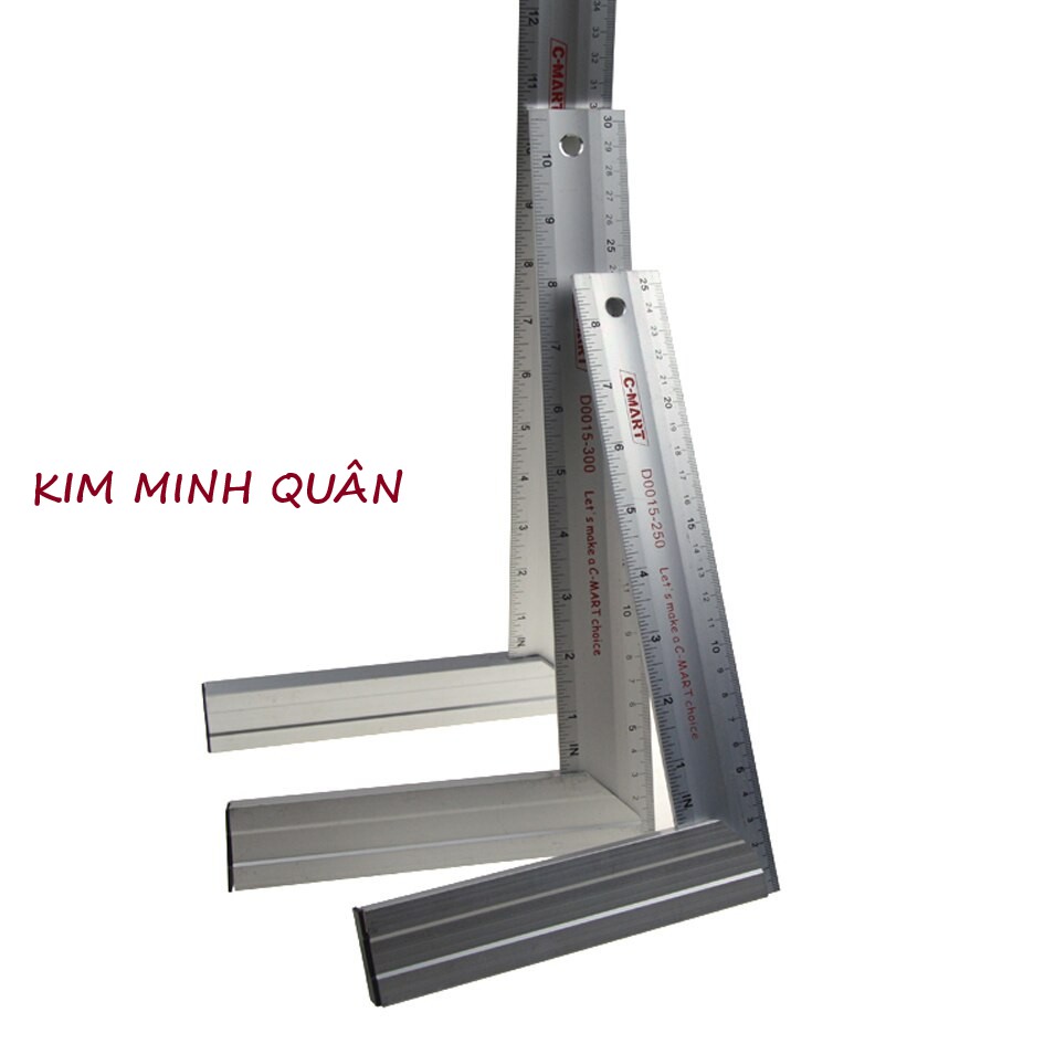 Thước Góc Hợp Kim Nhôm 250mm D0015-250 CMART