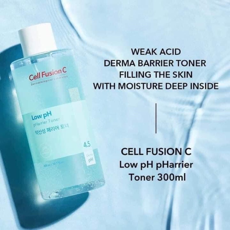 [Mini] Nước hoa hồng dịu nhẹ Cell fusion C LOW PH pHarrier Toner