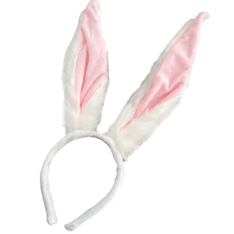 Băng Đô Tai Thỏ Bằng Lông Nhung Dùng Hóa Trang Tiệc Giáng Sinh