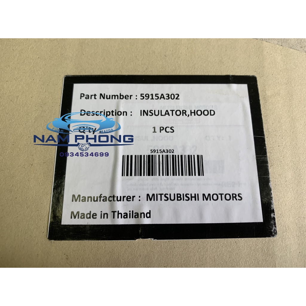 Chống nóng Capo Mitsubishi Attrage 18-21 - 5915A302
