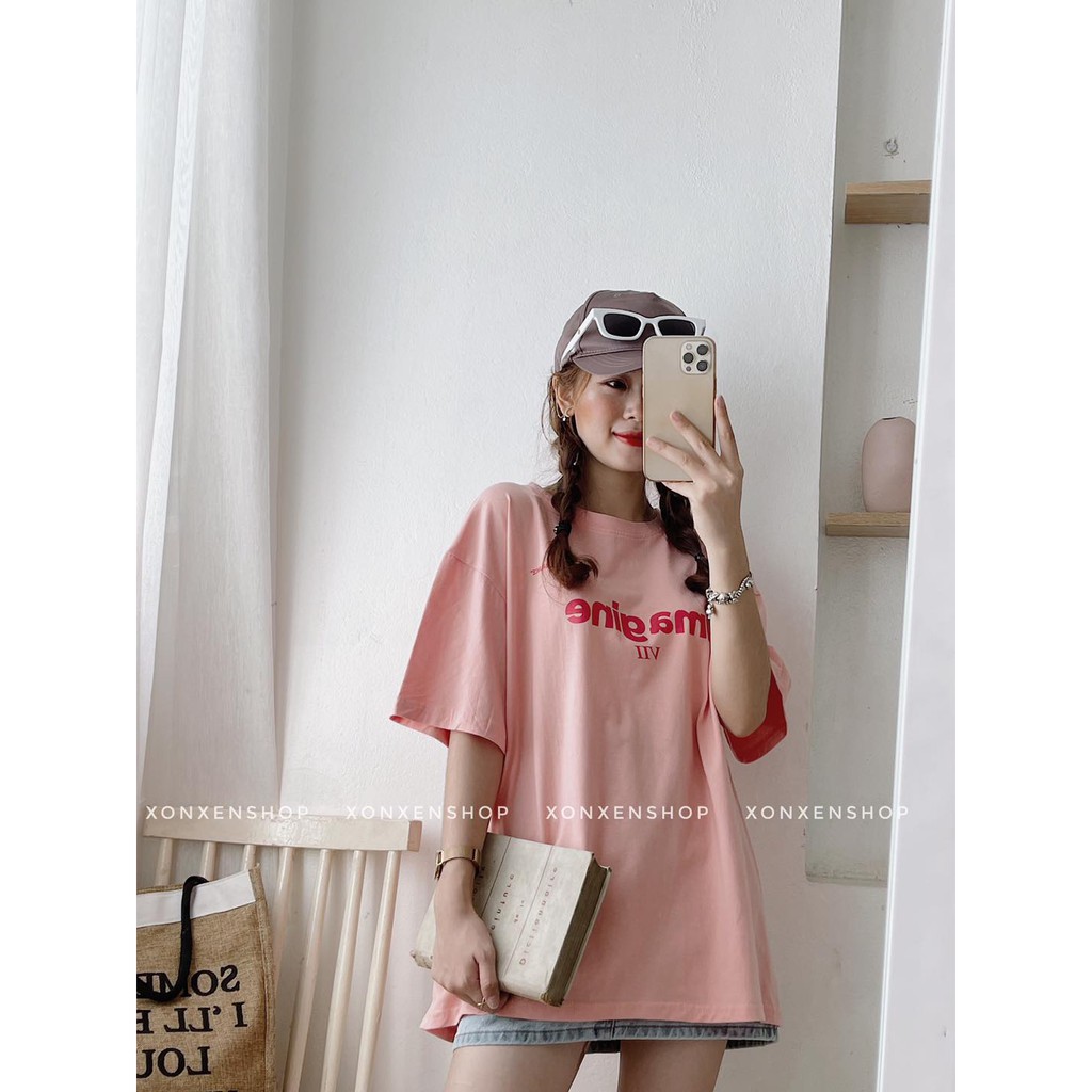 ÁO THUN NỮ XONXEN SHOP phom rộng chất cotton thoáng mát free size, mã 14