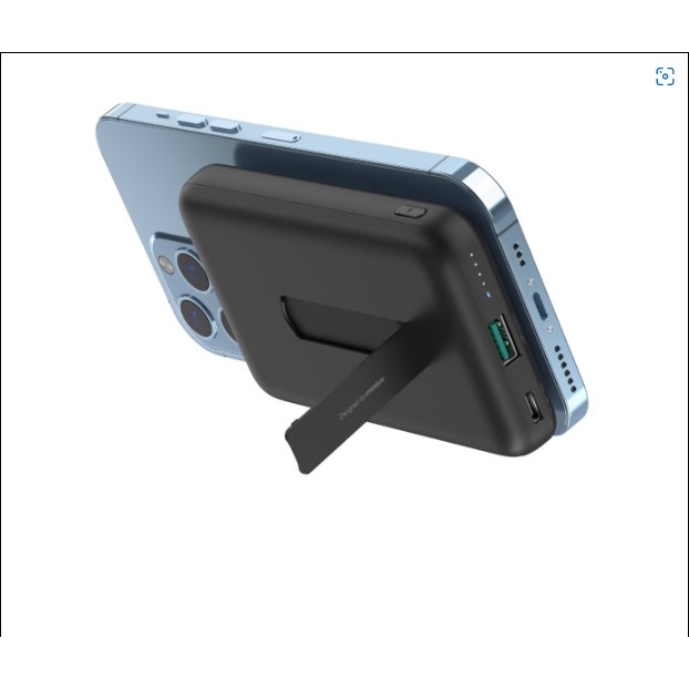 Sạc dự phòng từ tính hít sạc không dây INNOSTYLE POWERGO 15W  22.5W 10000MAH IM22PDBLACK - Hàng Chính Hãng