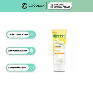 [COCOLUX] Sữa Rửa Mặt Garnier Dạng Bọt Vitamin C YuzuLemon 100ml