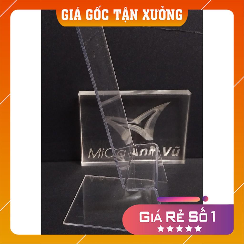 [Giá Gốc Tận Xưởng] Combo 10 Kệ mica trong trưng bày điện thoại 7x12cm