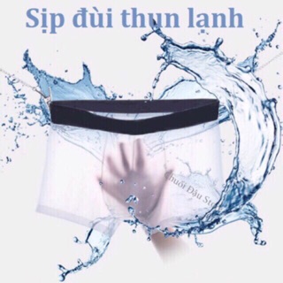 [SIÊU XỊN] Quần Sịp Đùi Nam Đúc Su Thun Lụa Ép Lạnh Không Viền Hằn Siêu Mát Siêu Thoáng HOT Bikini { K301 }