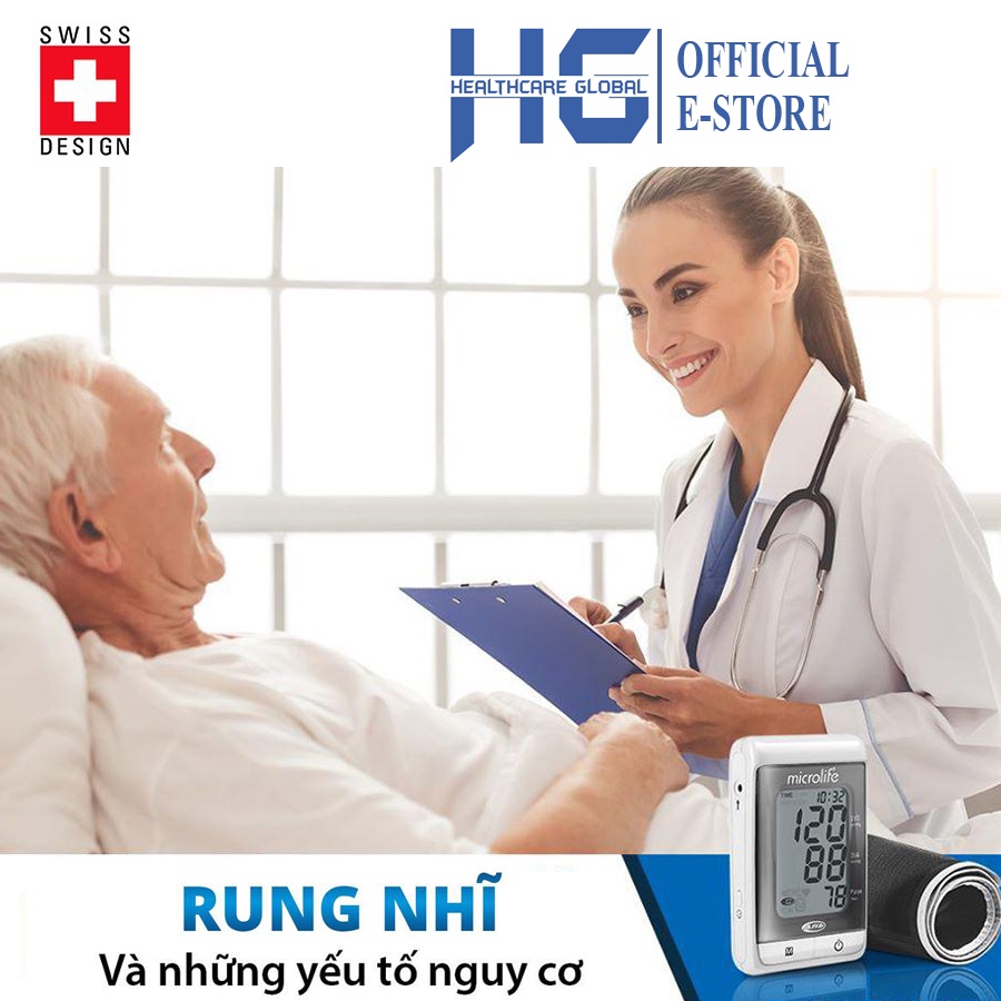 Máy Đo Huyết Áp Bắp Tay Microlife BP A200 | Công Nghệ Afib - Kết Nối Với Máy Tính
