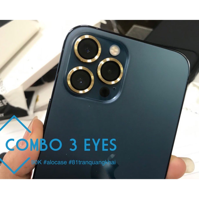 Bảo vệ camera từng mắt cho iP 14promax/14pro/13/ 13 P ro/ 13 mini /12 pro max,11 Pro max
