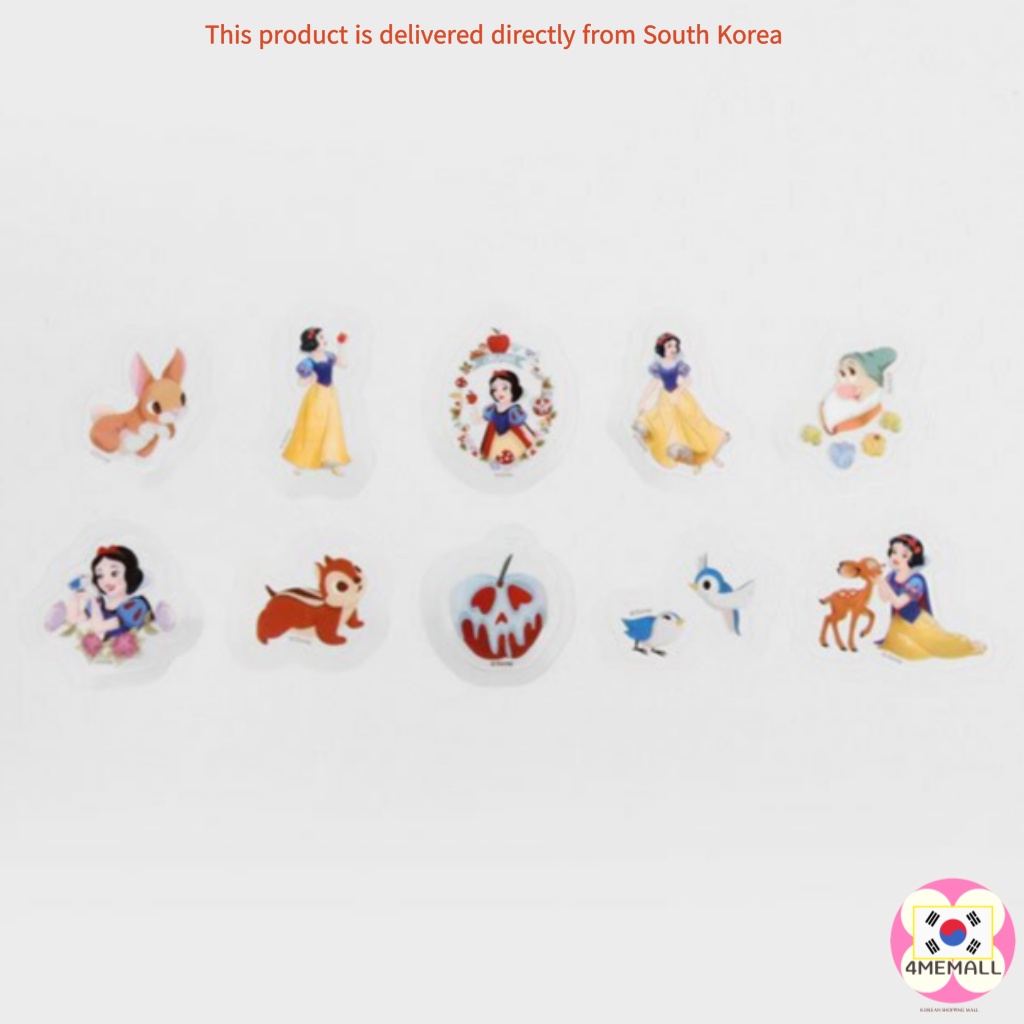 DAISO Bộ 60P Miếng Dán Trong Suốt Hình Công Chúa Disney Dùng Trang Trí Nhật Ký