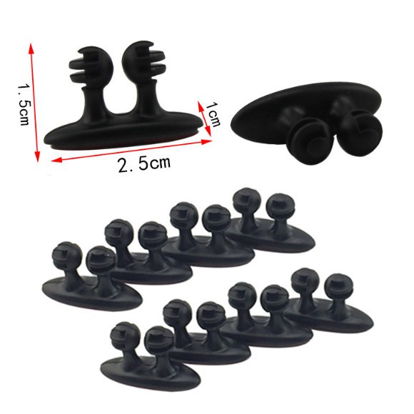 Kẹp Cố Định Dây Cáp Sạc Trên Xe Hơi / Xe Hơi / Văn Phòng