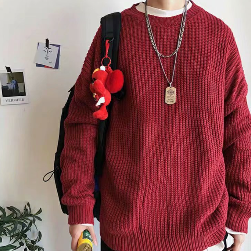 Áo sweater tay dài phong cách thời trang dành cho nam và nữ 9 màu tùy chọn