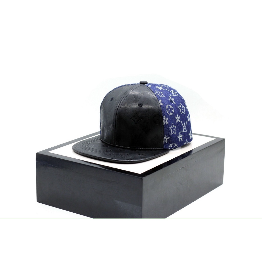 THẾ GIỚI MŨ-Nón snapback dân chơi sành điệu LV Xanh-Nón kết hoạ tiết cao cấp phối da cao cấp,VP414