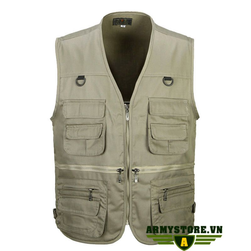 Áo gile phóng viên, áo gile nam ARM-836