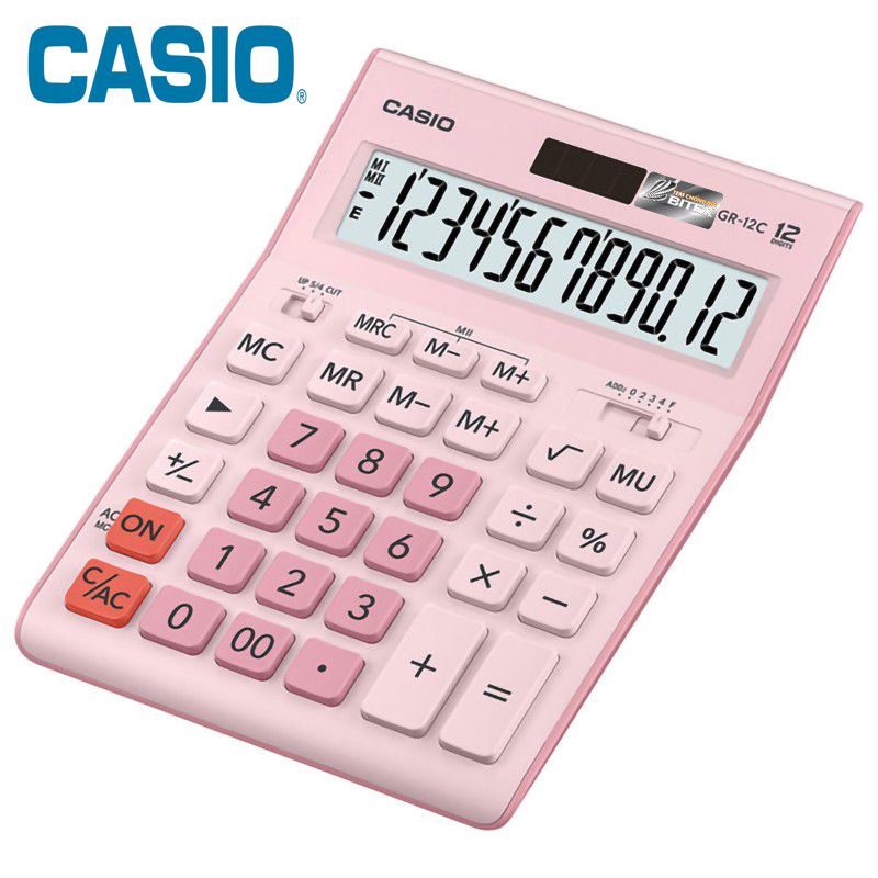 Máy Tính Sắc Màu Cỡ Trung Casio GR-12C CHÍNH HÃNG BẢO HÀNH 7 NĂM