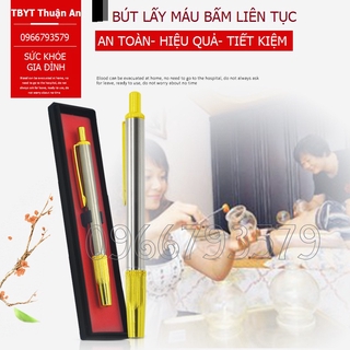 Bút lấy máu bấm liên tục