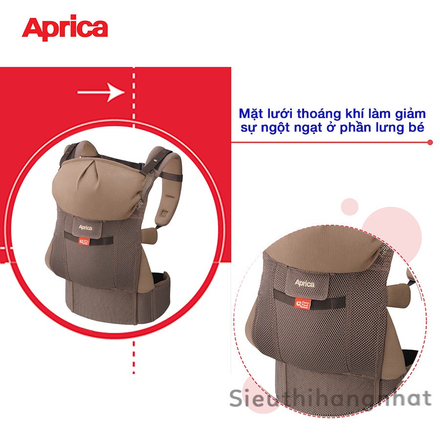 Địu trẻ em Aprica Colan (CTS smart brown 39551)