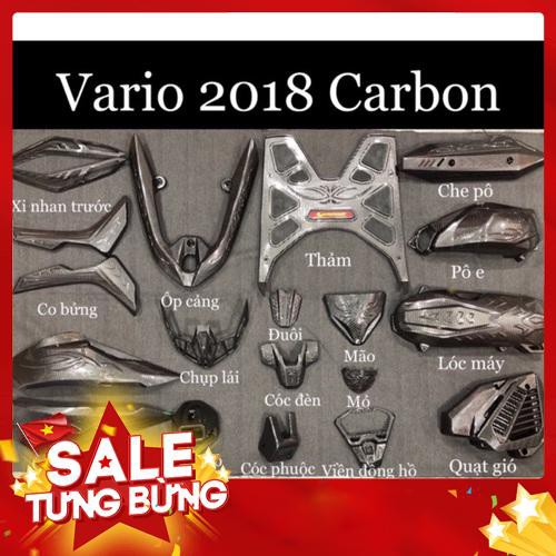 Đồ trang trí carbon xe vario 2018-2019 - Hàng nhập khẩu