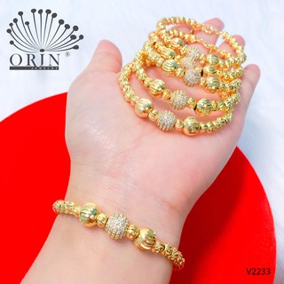 [Mã FASTGRET4 giảm 10% đơn 99K] Vòng tay nữ, vòng bi đính đá xi màu 24 thiết kế cao cấp Orin V2233