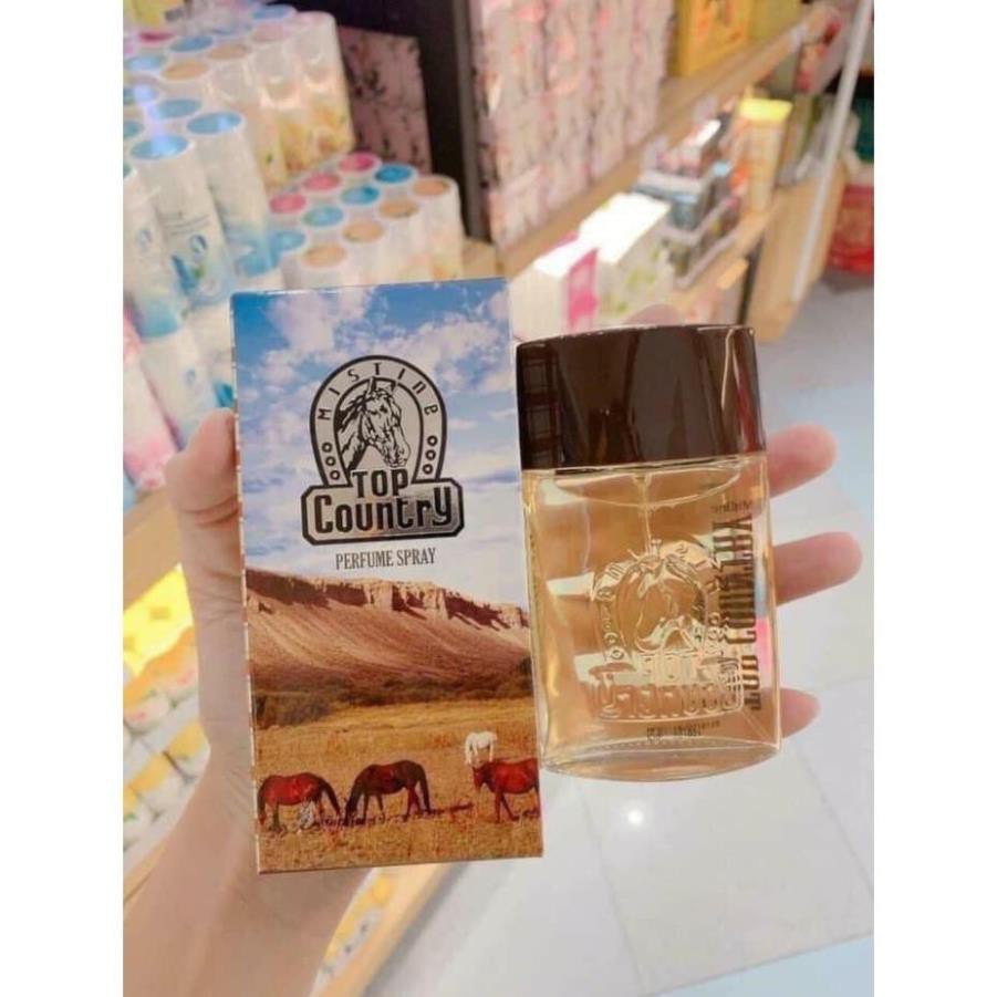 Nước hoa hiệu con ngựa Top Country 50ml, Tinh dầu thơm con ngựa Thái Lan