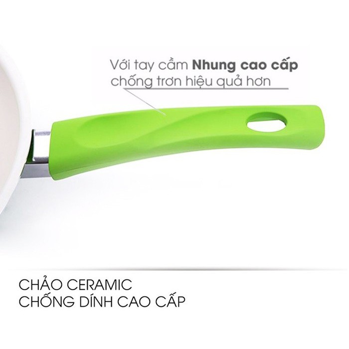 Chảo ceramic chống dính 16cm Comet CH11-16 - Màu ngẫu nhiên - CH11-16