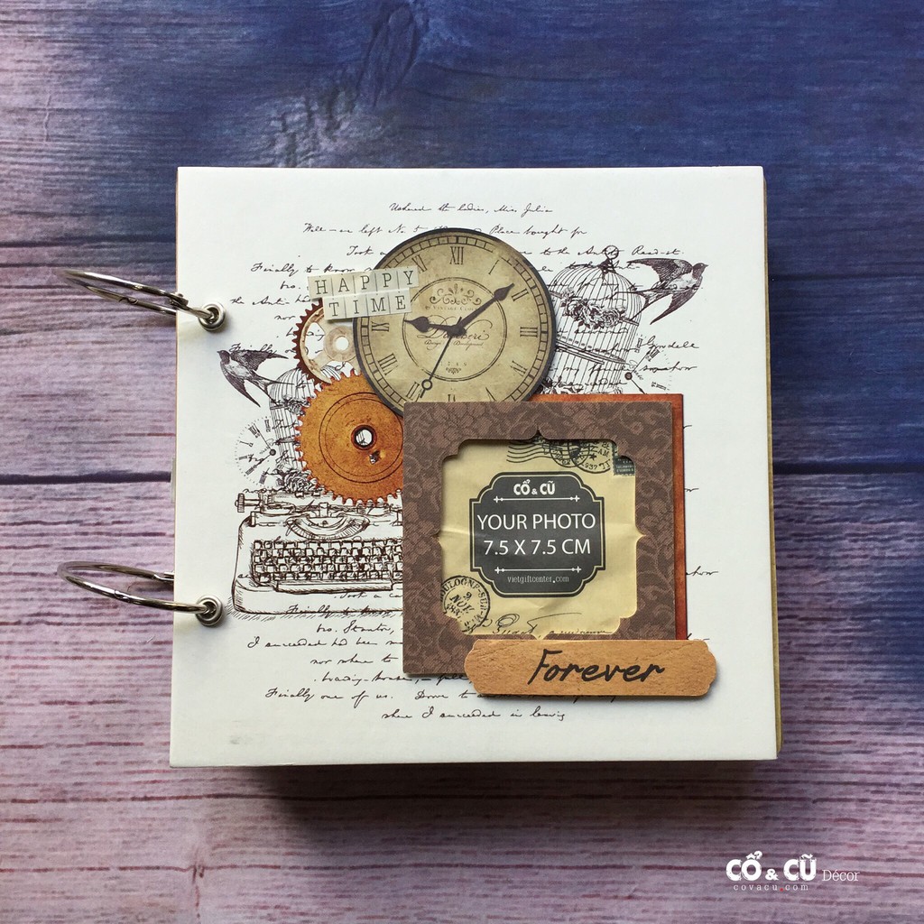 Album ảnh Scrapbook handmade làm album cưới độc đáo