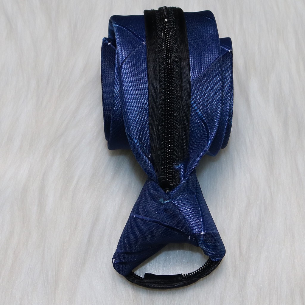 Cà vạt nam KING caravat hàn quốc văn phòng công sở thắt sẵn bản nhỏ 6cm vải silk lụa cao cấp giá rẻ C020