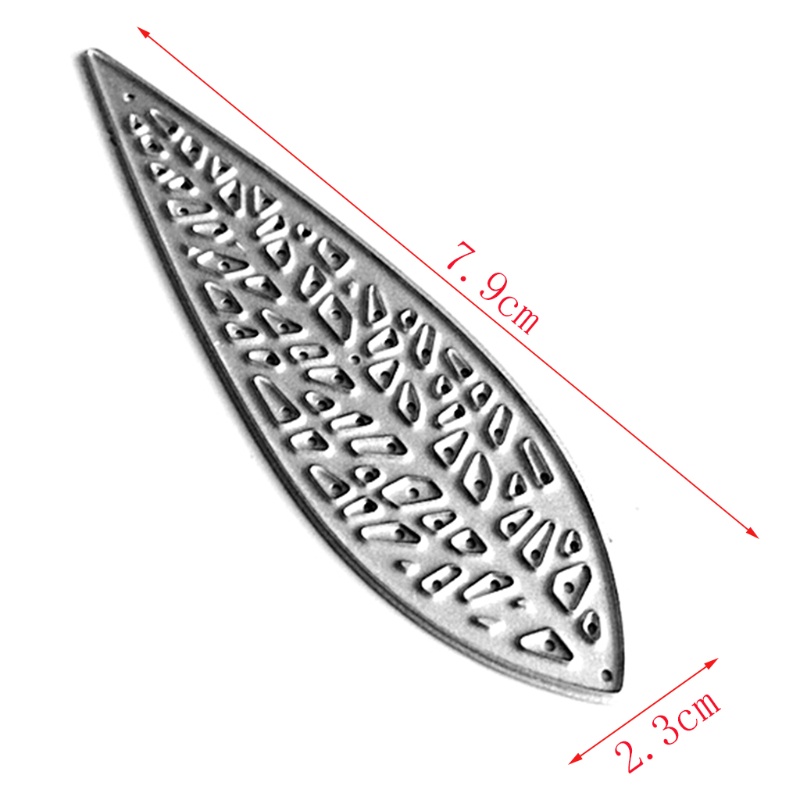 Khuôn Cắt Giấy Làm Từ Kim Loại Hình Lá Trang Trí Scrapbook