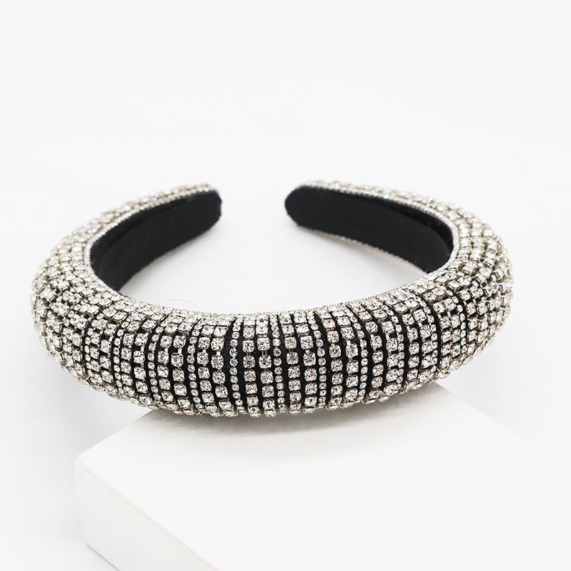 Băng Đô Đính Đá Ngọc Trai Phong Cách Baroque