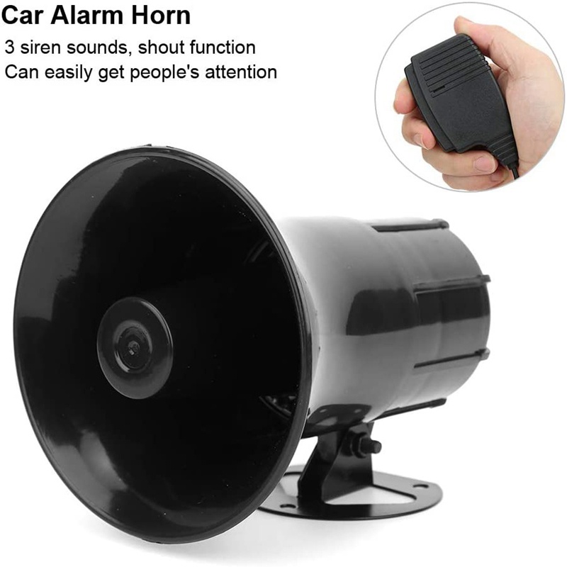 Loa Cảnh Sát 12V 3 Tông Âm Thanh Lớn Có Thể Điều Chỉnh Âm Lượng