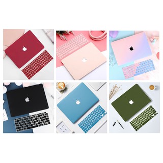 Combo case, ốp 3in1 cho macbook & phủ phím màu pastel hot nhất