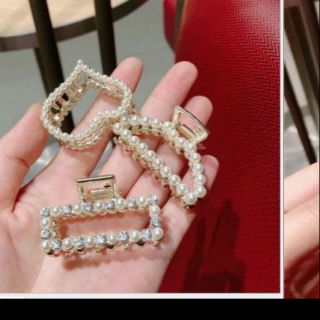 Set 3 kẹp tóc ngọc trai nhân tạo hàn quốc