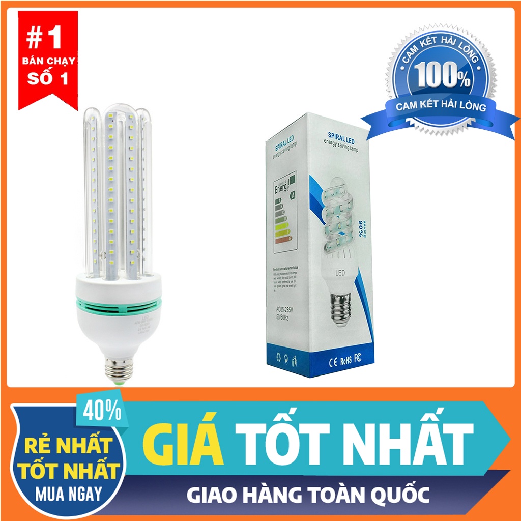 Bóng Đèn LED Chữ U/Xoắn Thay Cho Bóng Compact Thường