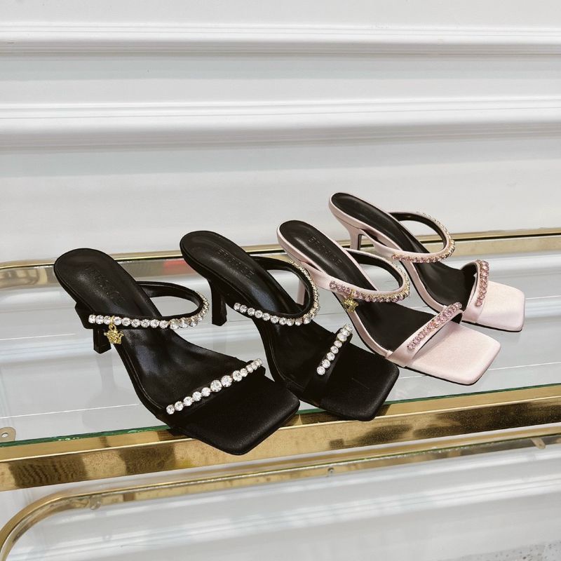 X(ẢNH THẬT) Guốc 9p Gót Nhọn 2 Quai Đá Da Mềm Êm Fullbox Hãng Cao Cấp