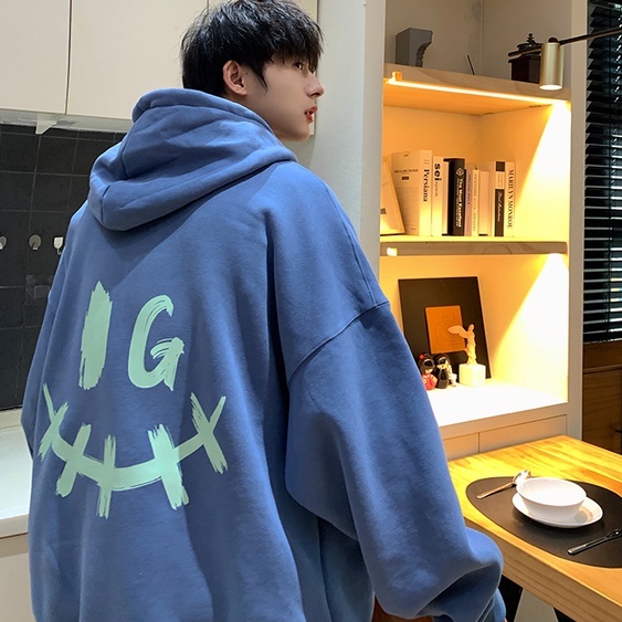 Áo hoodies có mũ trùm dài tay thời trang năng động cho nam