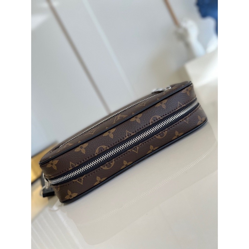 💥CHUẨN 1:1💥Ví da L.V cầm tay vân kẻ ô-Vân hoa FULLBOX_Ví Clutch L.V da thật hàng xuất khẩu_Ví L.V hộp mini nhiều ngăn