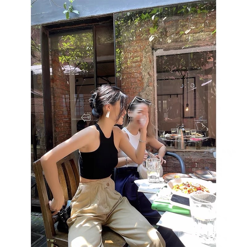 Áo croptop ba lỗ MOODY NUDY | BigBuy360 - bigbuy360.vn