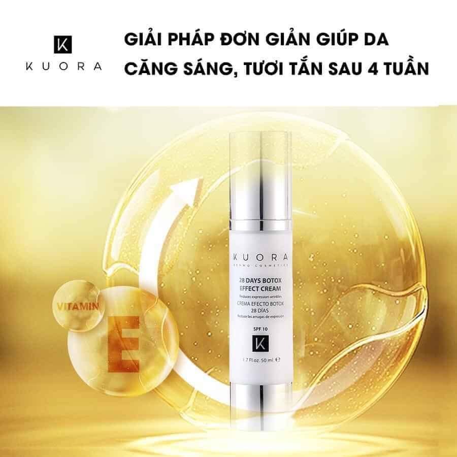 Kem Xóa Mờ Nếp Nhăn, Ngăn Ngừa Lão Hóa Da - Hiệu Quả Sau 28 Ngày Sử Dụng Liên Tục - Kuora Dermocosmetic